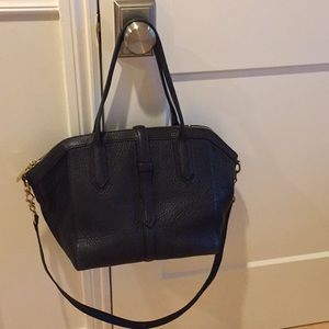 Jcrew black leather purse